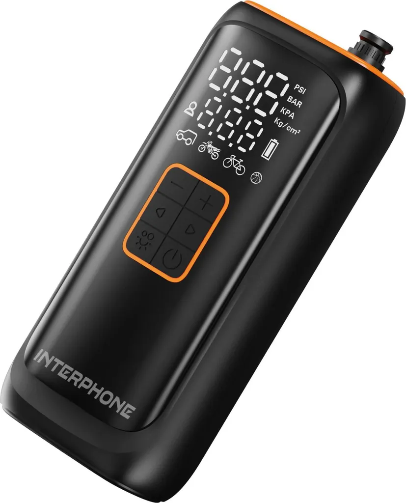 Mini Pompe à Air Intelligente Interphone 4000mAh - Batterie Grande Autonomie