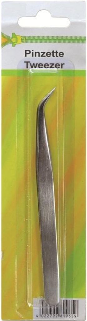 Pinzette mit gekröpfter Spitze