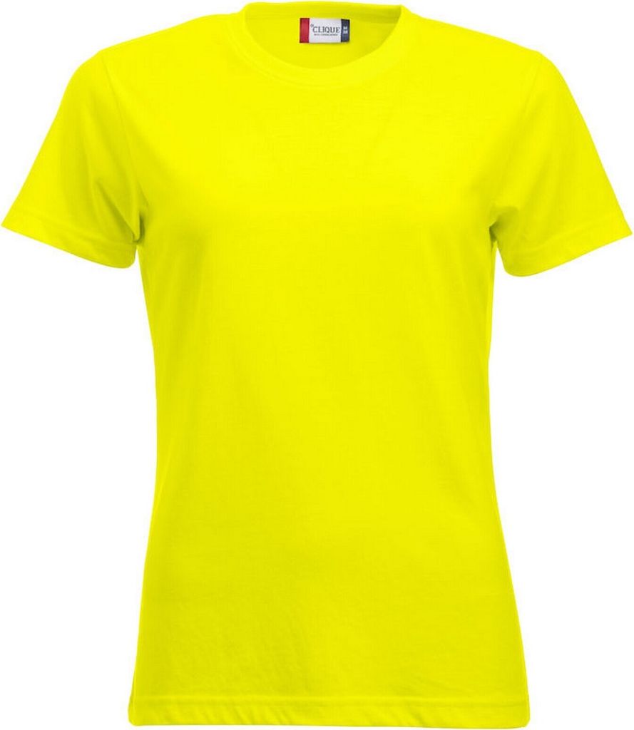 Clique - "New Classic" T-Shirt für Damen UB277 (XL) (Auffälliges Gelb)