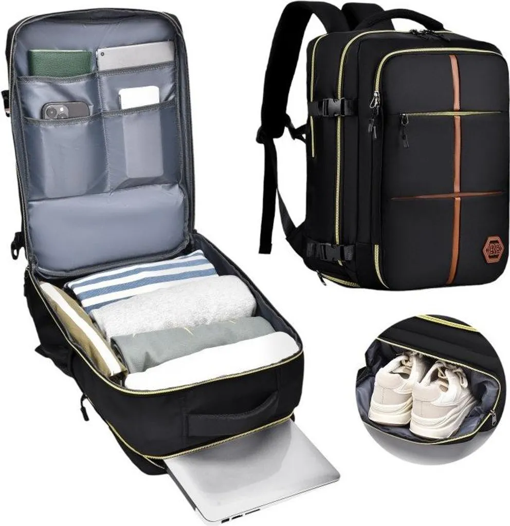 Zaino Cabina 42x28x21cm Flamenco Mystique PL179 Impermeabile per Aereo - 2
