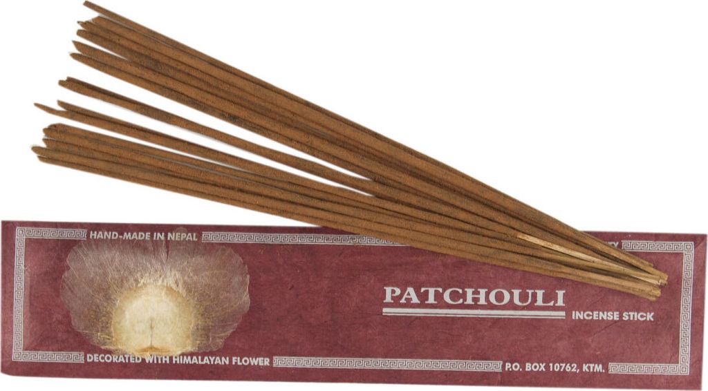 Handmade Räucherstäbchen aus Nepal, Himalayan Flower Incense - Patchouli, Rot, 22,5*5*0,3 cm, Räucherstäbchen aus Tibet, Nepal