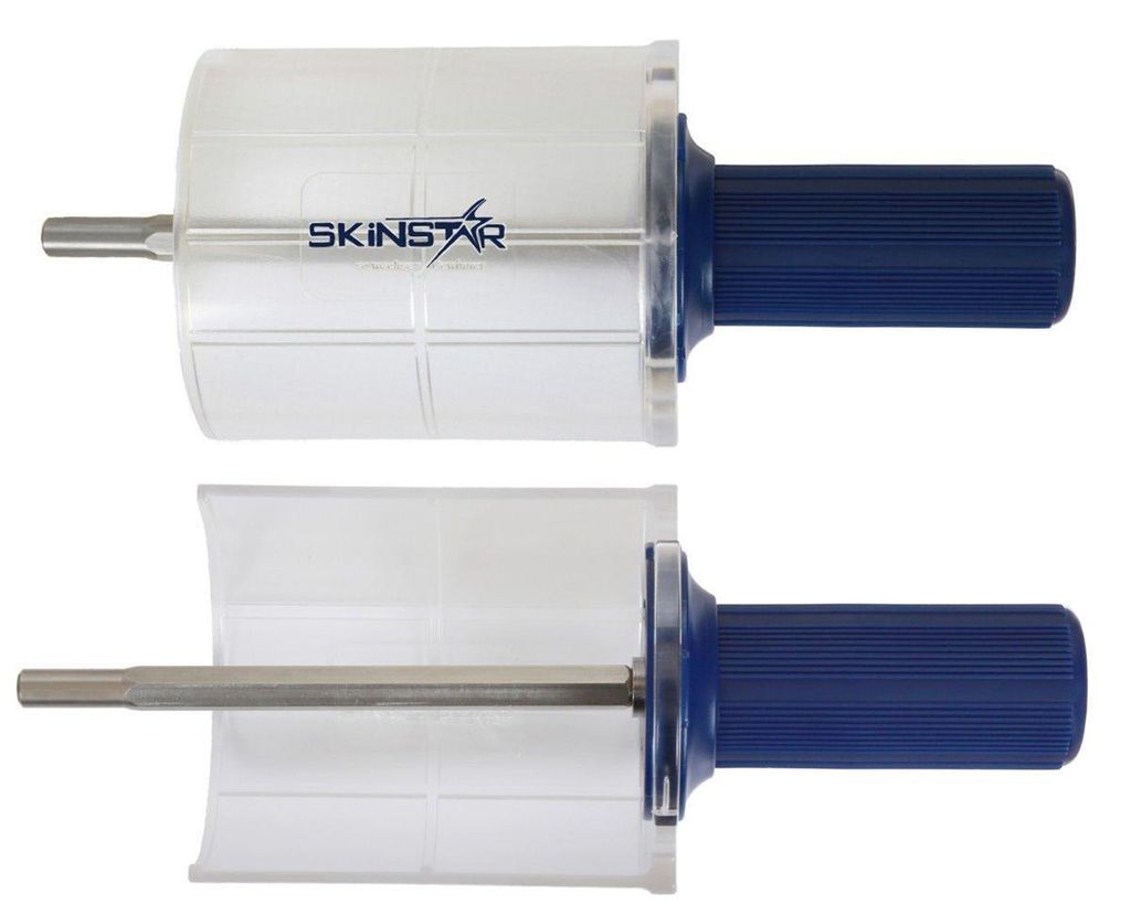 SkinStar Lot de brosses de rotor en nylon pour snowboard 300 mm