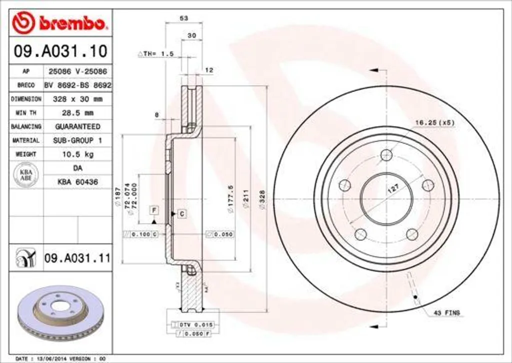 Disque de Frein pour Jeep Grand Cherokee WK : Sécurité et Fiabilité Totale