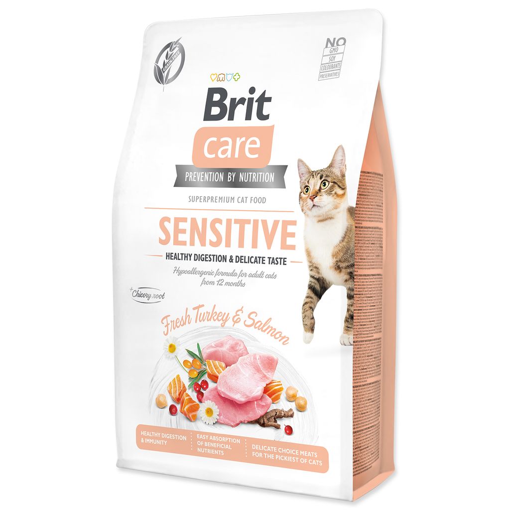 Brit Care Cat Grain-Free - Sensitive - Healthy Digestion - Produktbild 