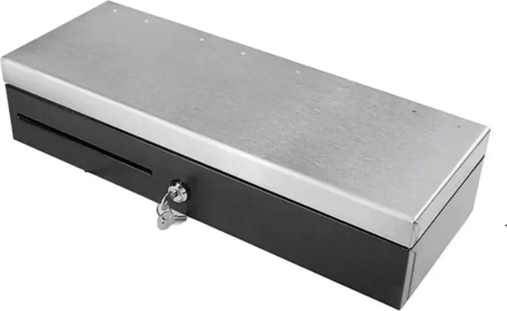 Tiroir-caisse Mustek LB-170M argenté anti-blocage pour point de vente