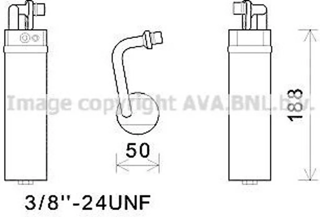 Réparer Climatisation Nissan Qashqai J10 : Sécheur PRASCO OE 92131JD20A