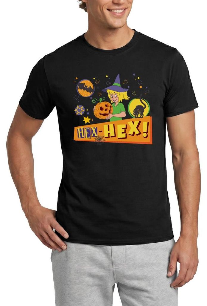 Spreadshirt Bibi Blocksberg Halloween Hex-Hex! Mit Bibi Männer T-Shirt, M, Schwarz