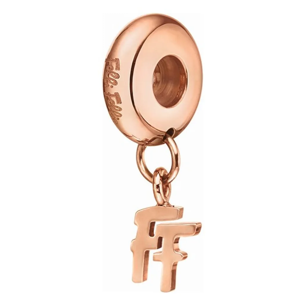Acquista Folli Follie 1P16T011R Charm Perle Signora - Argento Oro Rosa