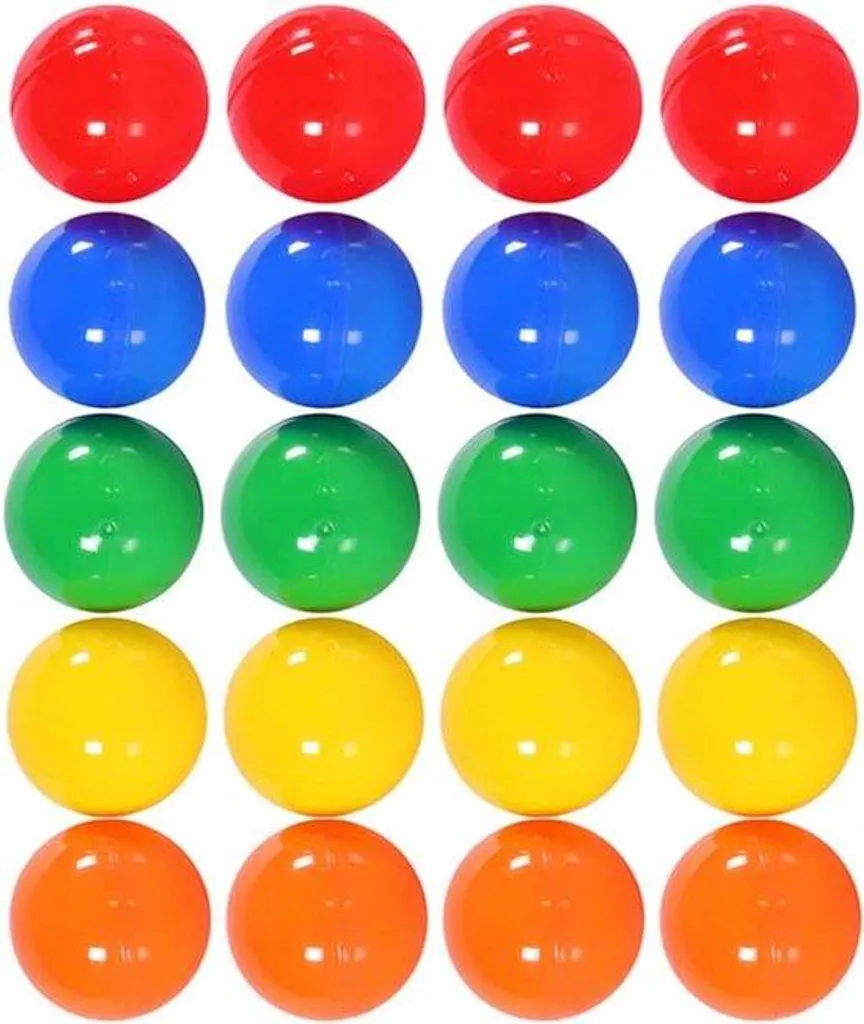 Balles de Loterie pour Bingo et Kermesse - Lot de 50 Balles Colorées 4cm