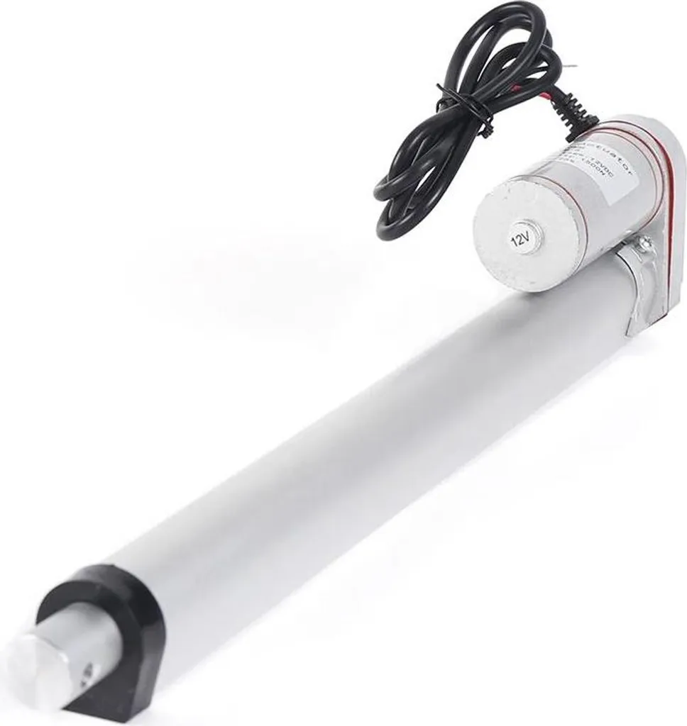 Actionneur linéaire 12V DC 900N course 300mm argent pour lit médical