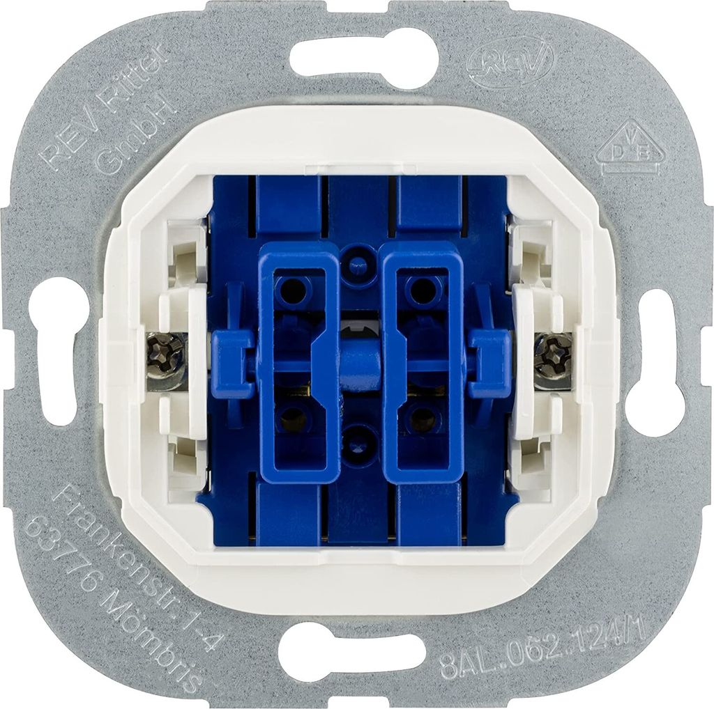 REV Wechsel-/Wechselschalter für Schalterserien (Future, Matrix, Optima, Quatro, Radius, Studio, Vario)