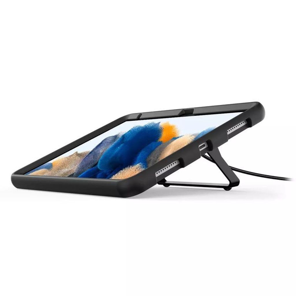 Compulocks Galaxy Tab A8 10.5" Secured Kickstand - Stoßstange für Tablet - Ständer - Metall, Gummi - Schwarz - für Samsung Galaxy Tab A8