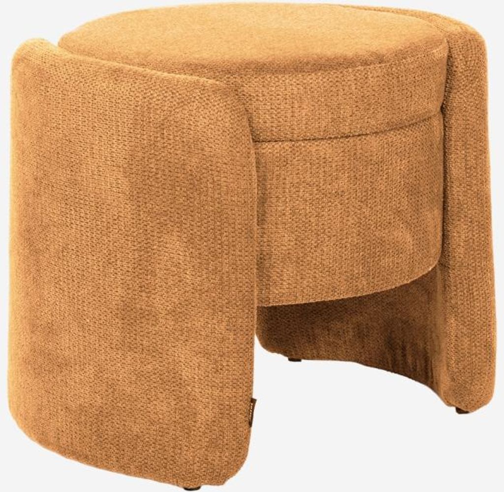 Pouf contenitore in tessuto, Ruggine Immagine del prodotto 