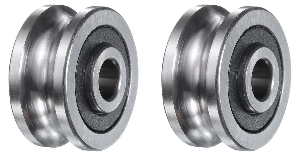 2 Stš¹ck SG25 Deep U Groove Ball Track Guide Bearing 8mm ID x 30mm OD x 15mm Breite Doppelt abgedichtet Vorgeschmiert GCr15 Hochkarbon-Chromlager...