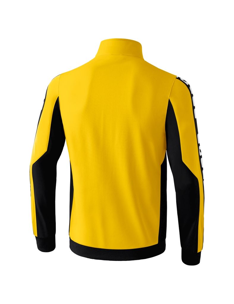 Erima 5-Cubes Polyesterjacke gelb/schwarz/weiß M Produktbild 