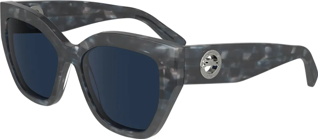 Lunettes de Soleil Longchamp Femme pour l'Été Monture Bleue de Luxe