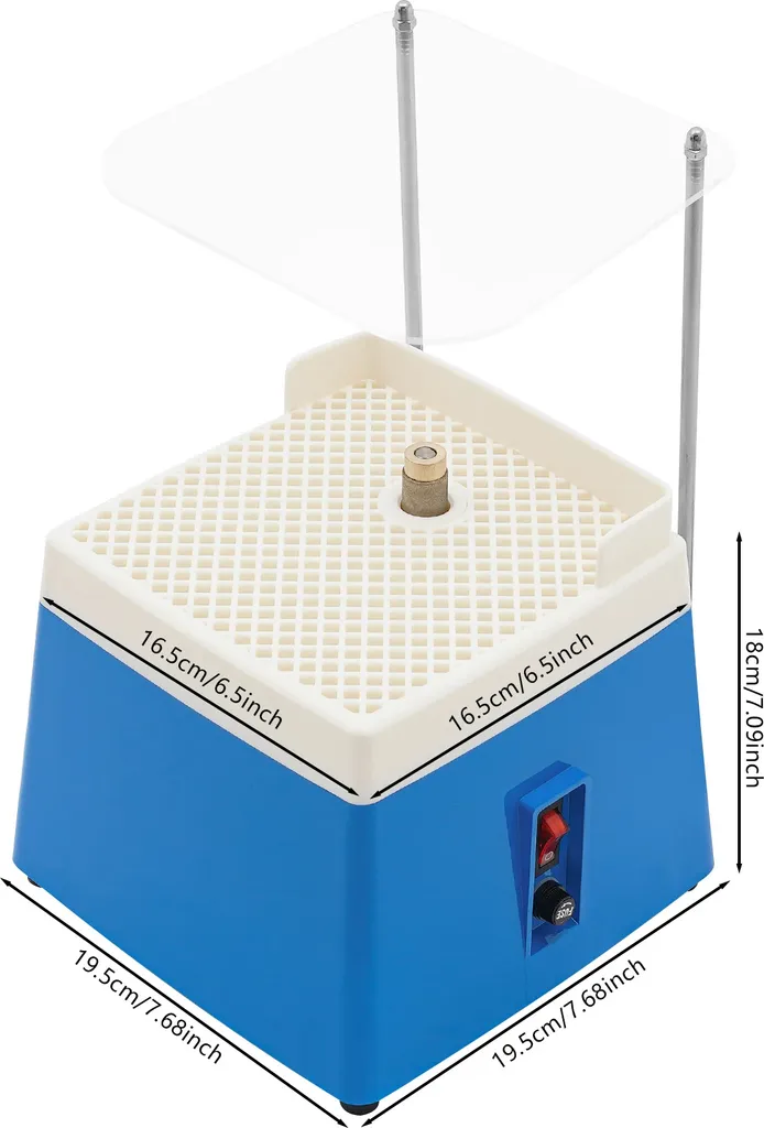 Moulin portatif nettoyeur de taches bleu - Moteur 220V, ultra léger
