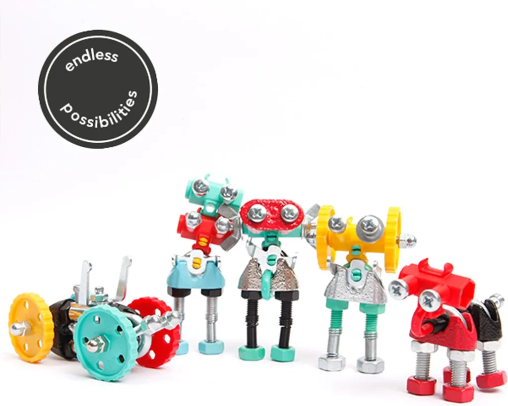 Kit des créateurs OffBits : Jeu de construction métal S.T.E.A.M. complet - 2