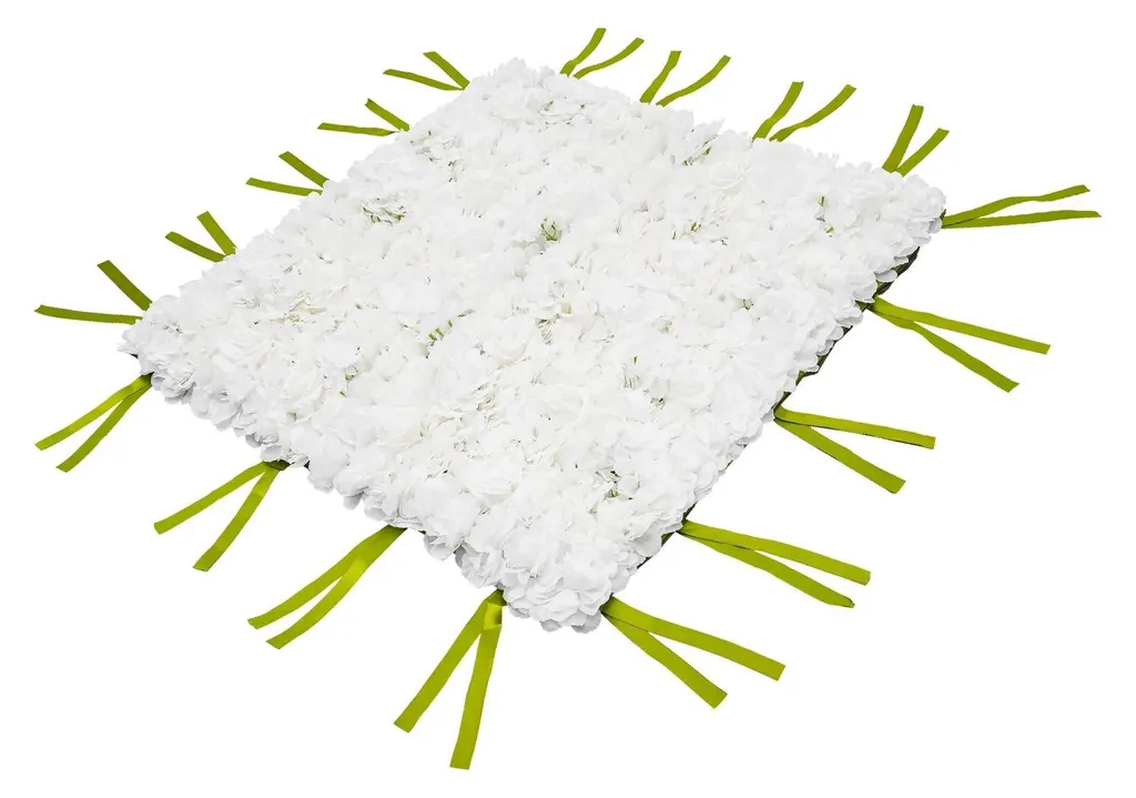 Décoration murale végétale blanche pour fête, mariage et événementiel