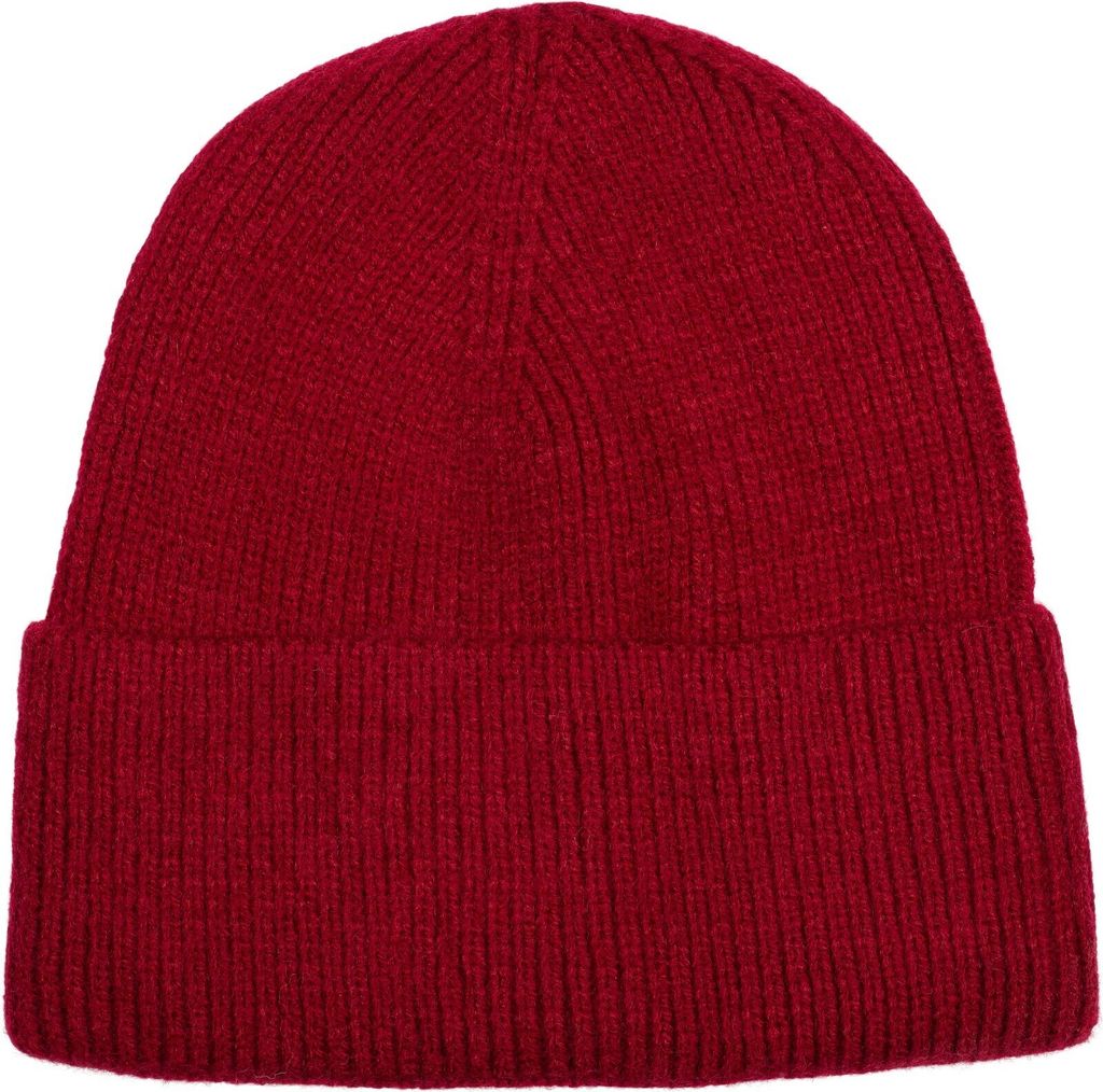 styleBREAKER Uni Strickmütze mit Rippenmuster und breiter Krempe | Doppelt gestrickte Beanie Wintermütze | Warme Feinstrick Haube für Damen und ...