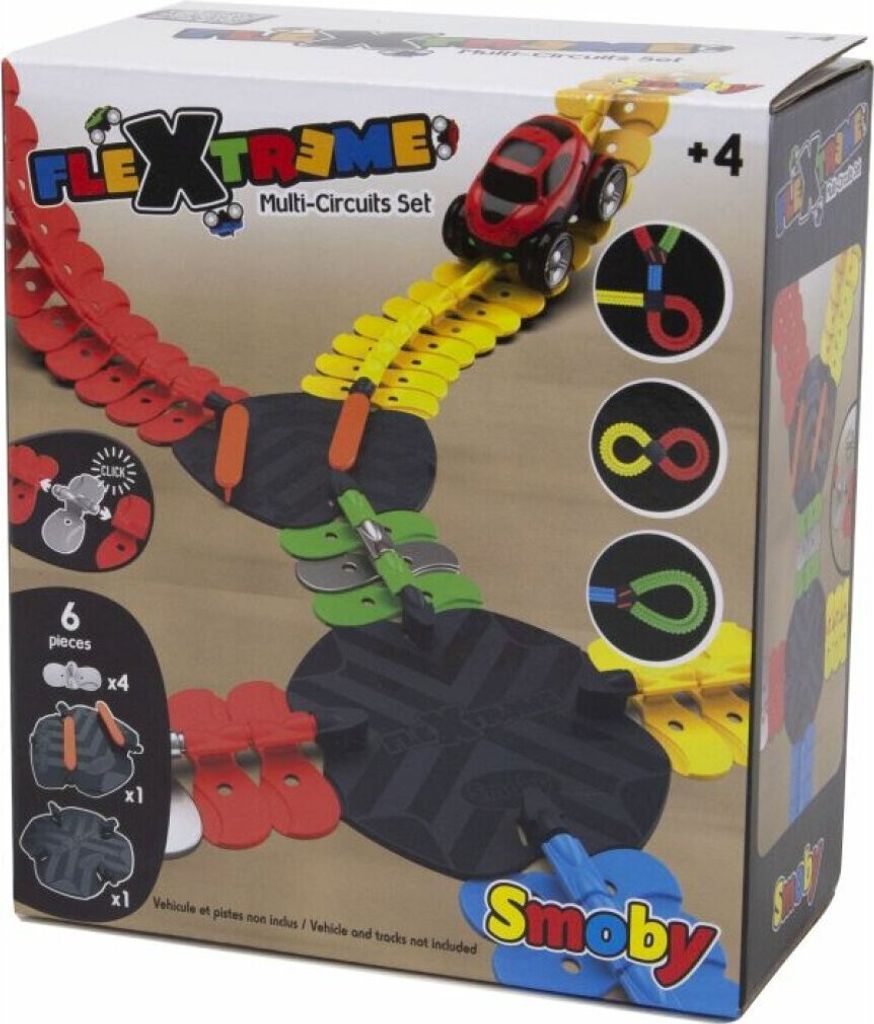 Smoby Flextreme Multi-Strecken Schaltungsset - 6teilig - Produktbild 35