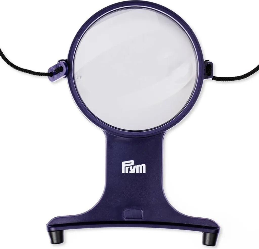 Grande loupe de broderie mains libres avec éclairage LED ajustable - 2