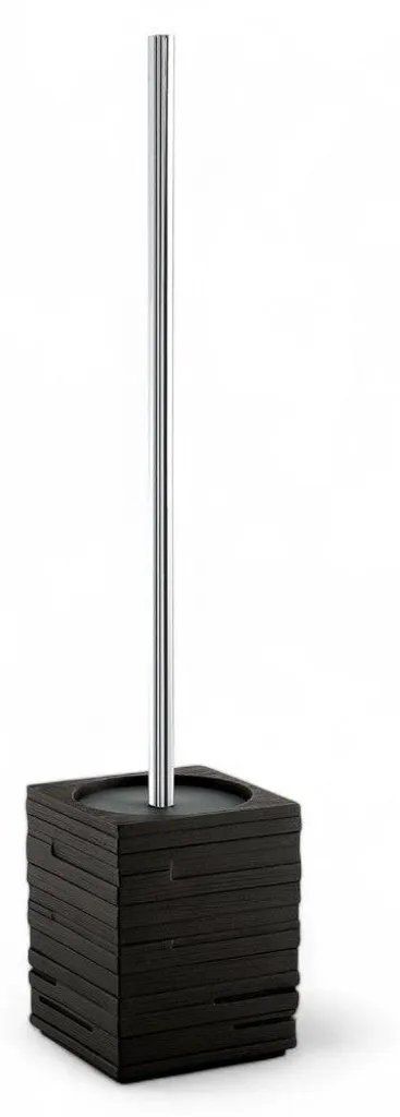 Porte-brosse de toilettes chic pour salle de bain moderne gamme Dark