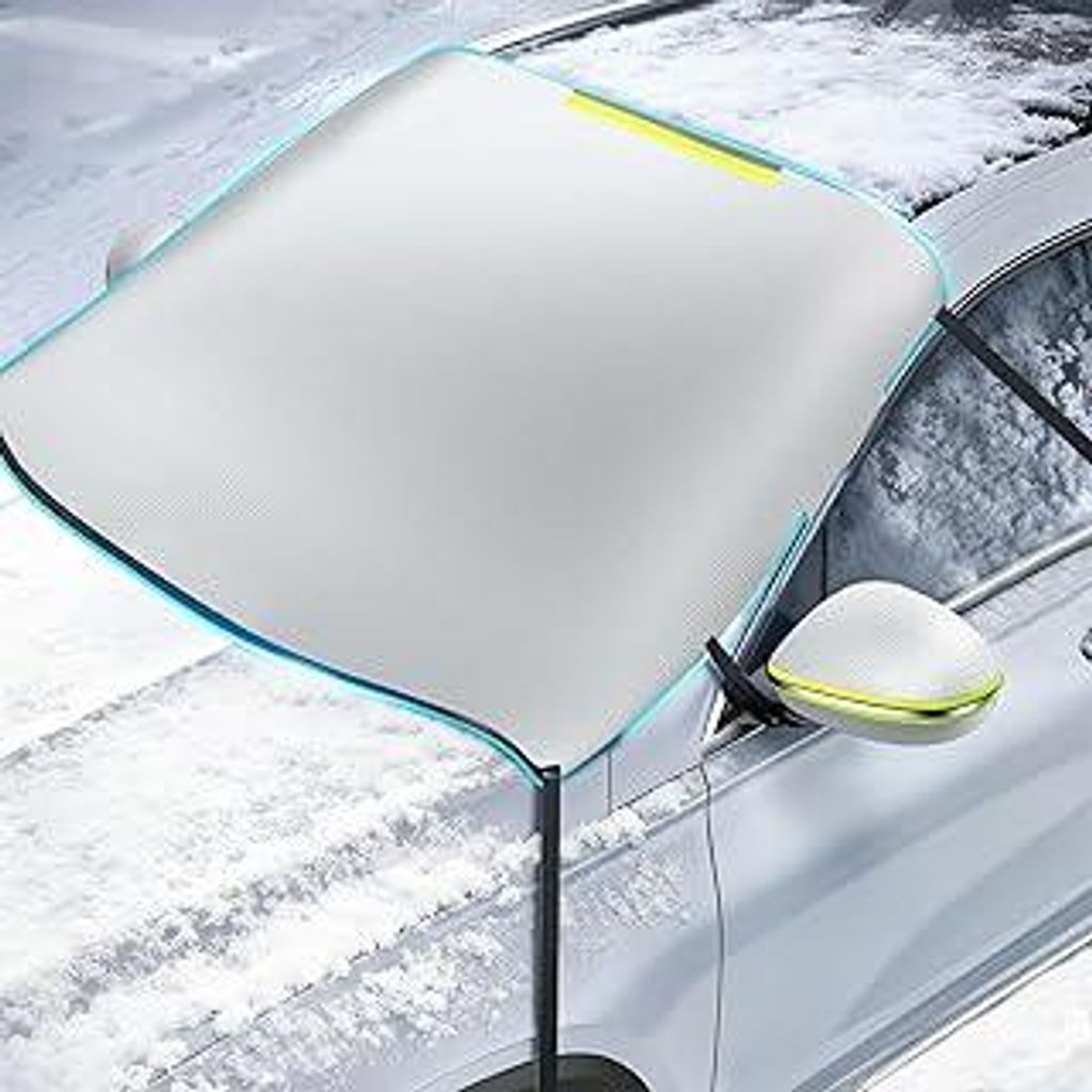 2025er Version Frontscheibenabdeckung Winter, Windschutzscheibenabdeckung Auto wasserdichte & EIS Schnee, Staubdicht, UV-Schutz, Scheibenabdeckung ...