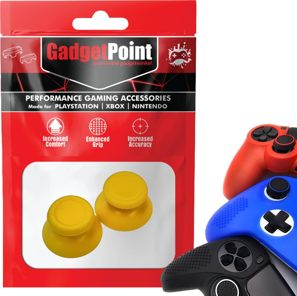 Thumbgrips - Thumb Grips voor PlayStation, PS5, Xbox X/S, One & Switch Pro Controller - Gaming Thumbgrips - Performance Anti-Slip Thumbsticks - Bes...