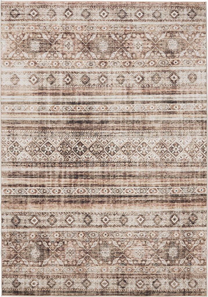 Interiyou Waschbarer Teppich Gent Braun 240x340 cm