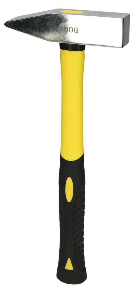 KS Tools EDELSTAHL Schlosserhammer mit Fiberglasstiel, 4000g