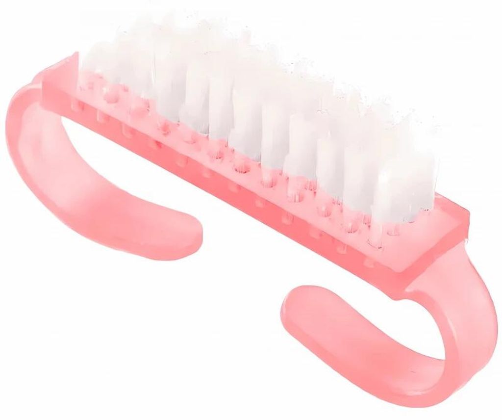 APT AG6C Nagelpflege- und Reinigungsbürste, rosa, 10 Stück