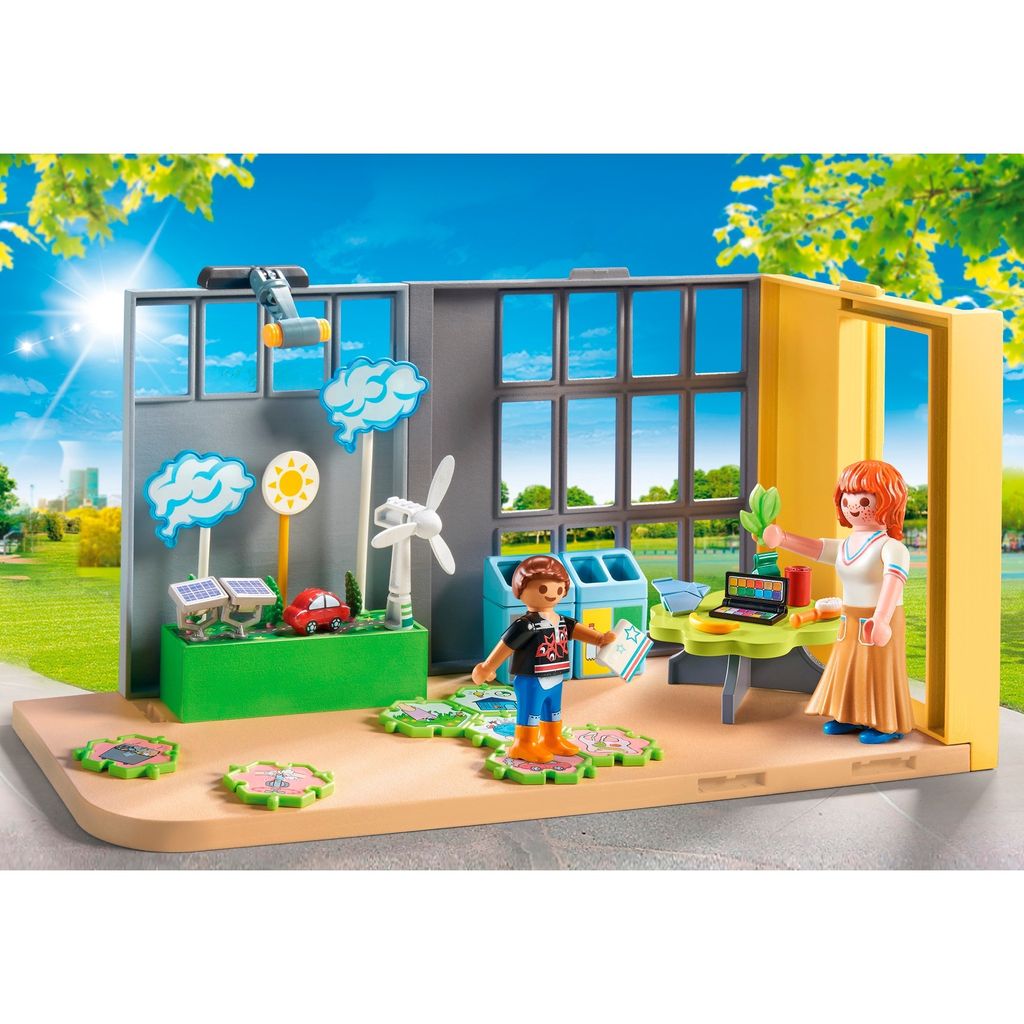 PLAYMOBIL city life 71331 classe educative sur l'ecologie Image du produit 