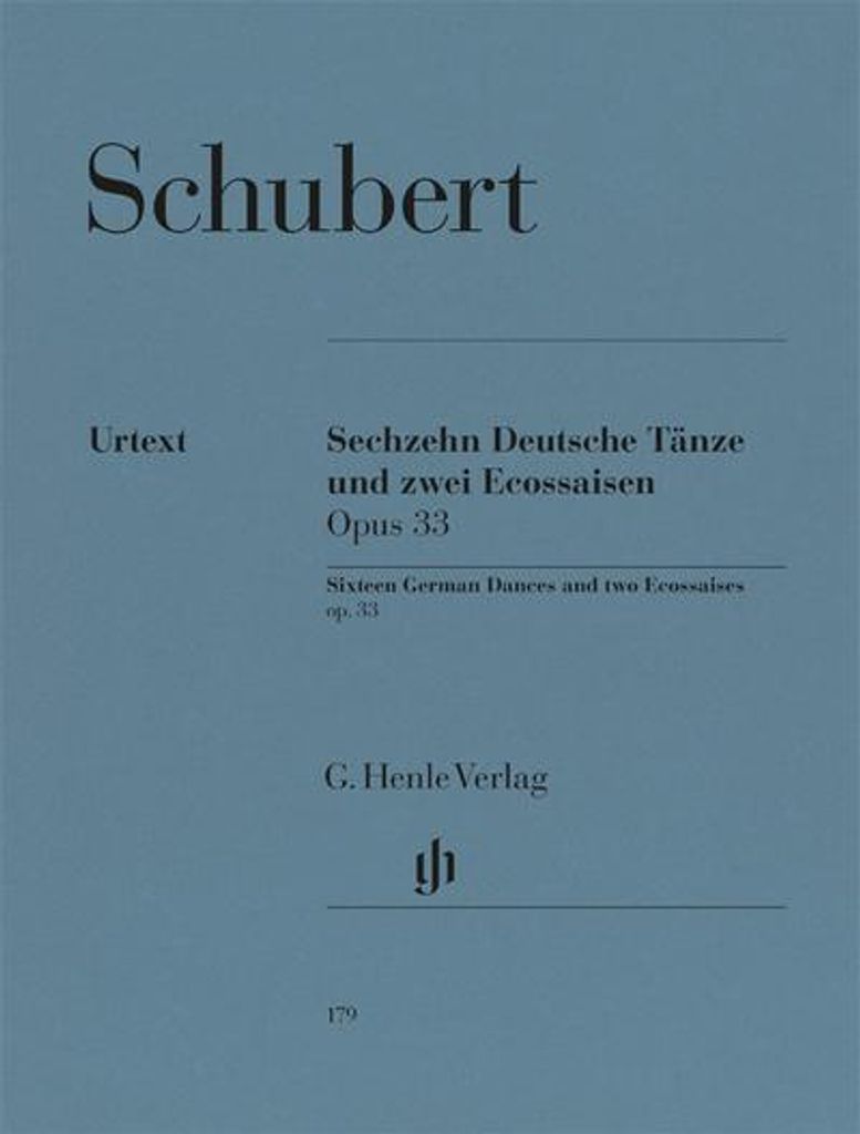 Schubert, F: Sechzehn Deutsche Tänze und zwei Ecossaisen op.
