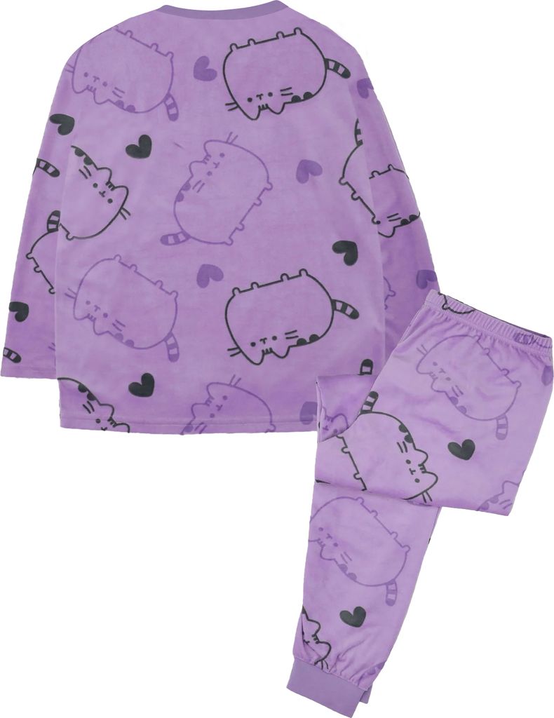 Pusheen - dívčí pyžamo s dlouhými kalhotami NS7653 (140) Obrázek produktu 