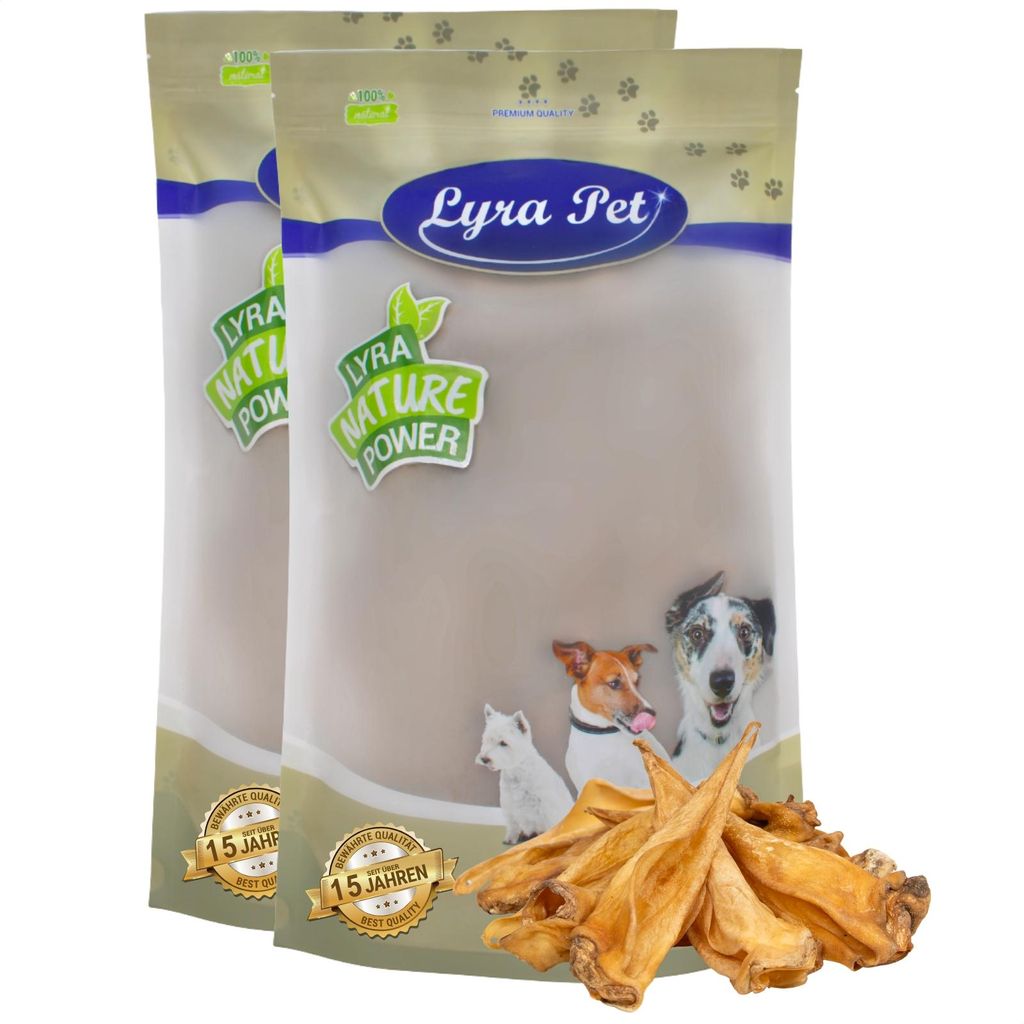 200 Stk. Lyra Pet® Rinderohren ca. 6 kg Produktbild 