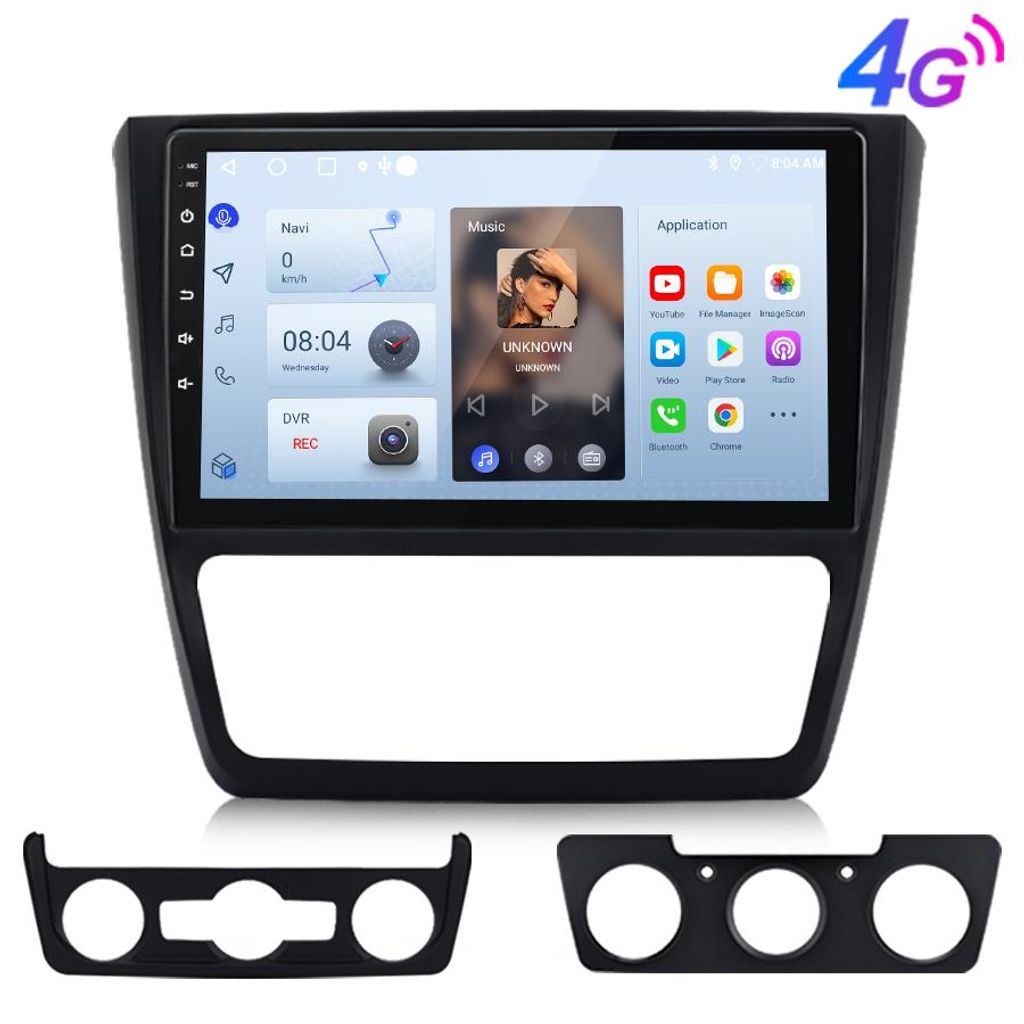 Carplay 10''Andriod 15 Autoradio Andriod Auto 6+128GB Für VW Golf VII 2012-2020 GPS Navi WIFI Bluetooth FM RDS SWC DSP 2Din 8Kern 4G Mirror Link USB