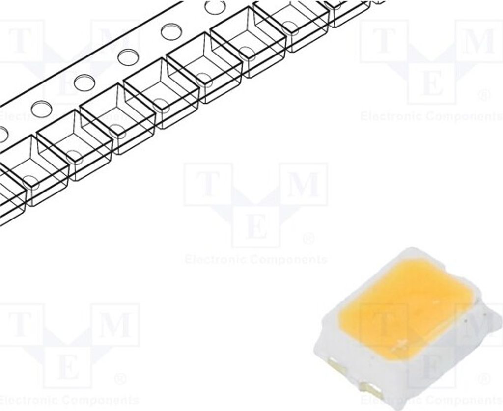 10x LED PLCC2,2216 6÷10lm 120° warmweiß SMD 2850-3050K 90 20mA RF-K30TI16DS-EE-Y L