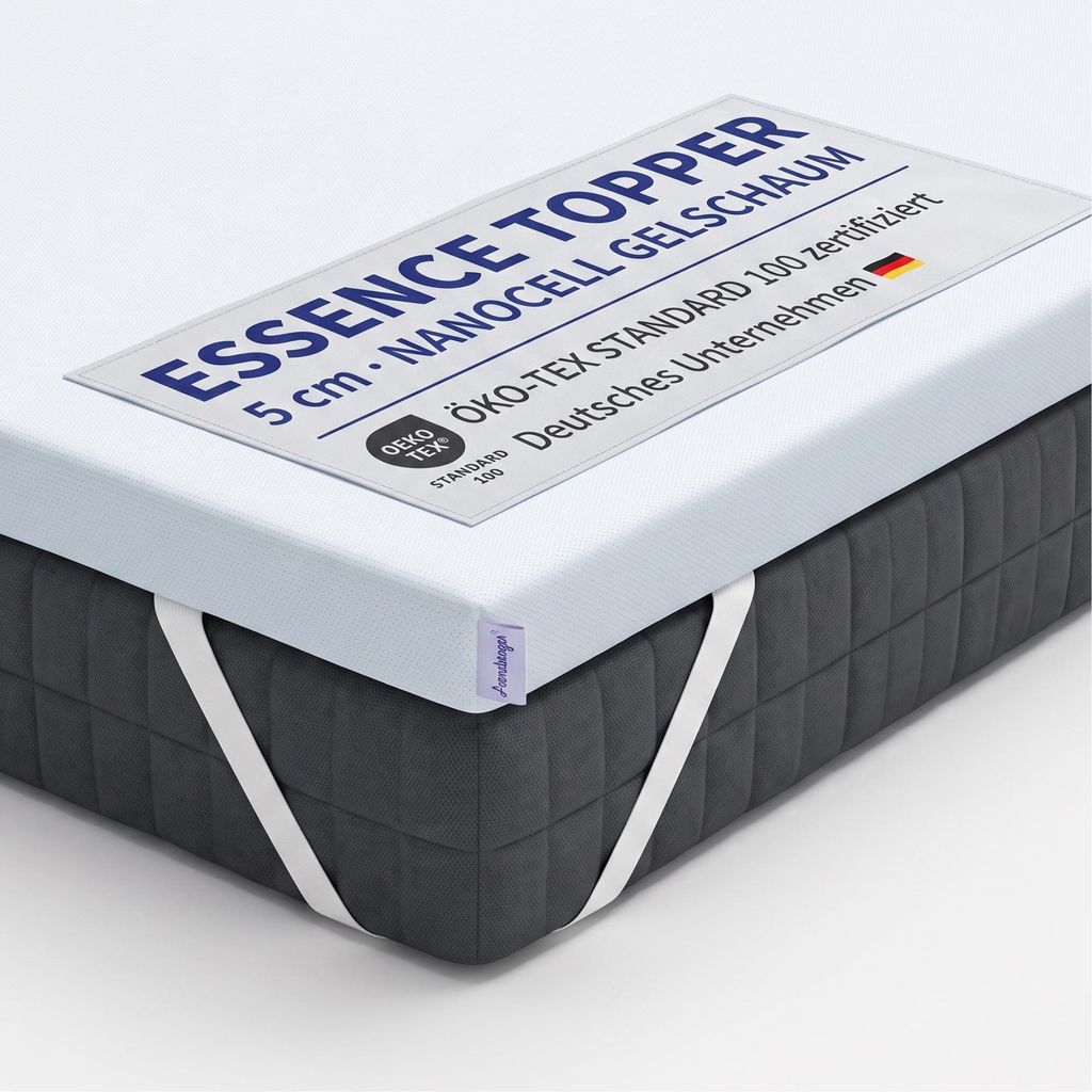 Arensberger Matratzen Topper ESSENCE, 90x200cm, Gelschaum Produktbild 