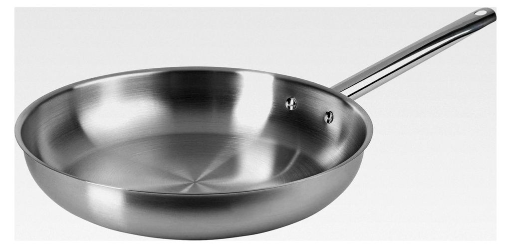 Edelstahlpfanne 32cm | Bratpfanne | unbeschichtet | Produktbild 