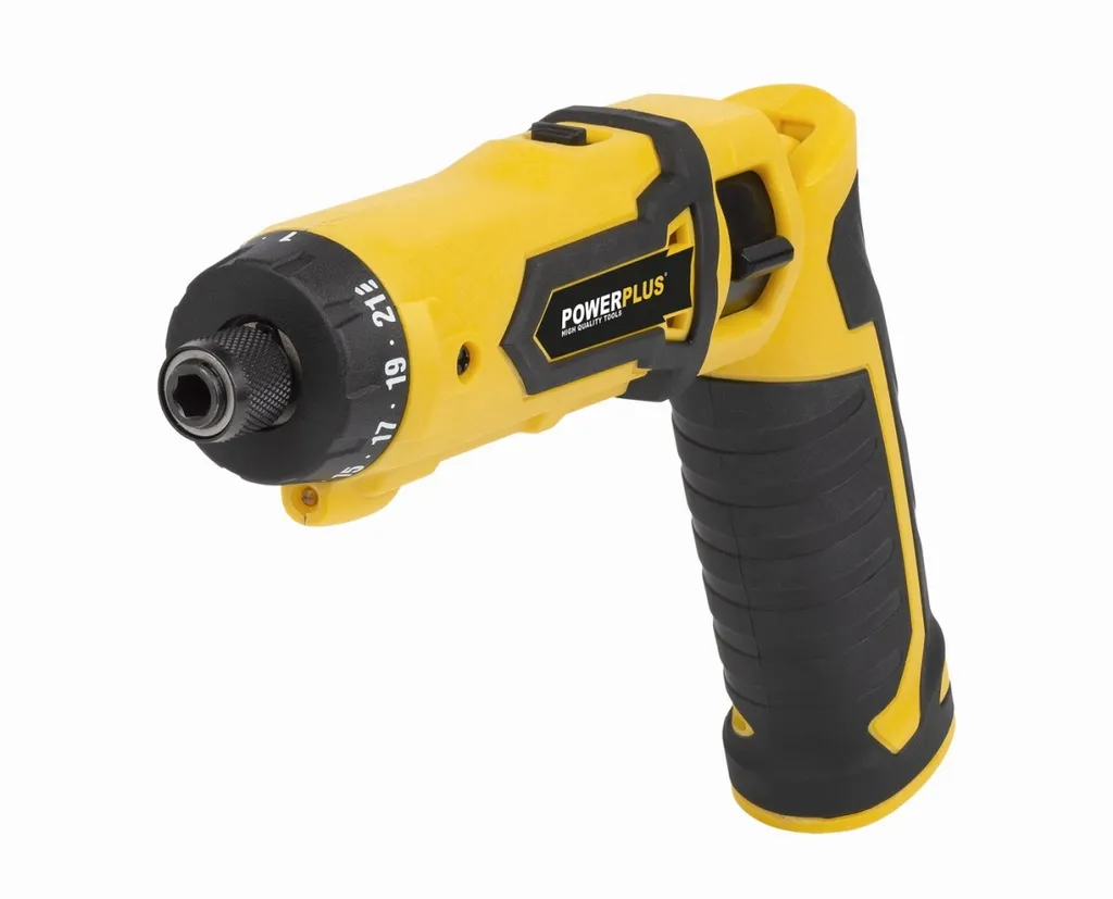 Powerplus POWX00410 Tournevis Électrique 7.2V Argent avec Prise EU