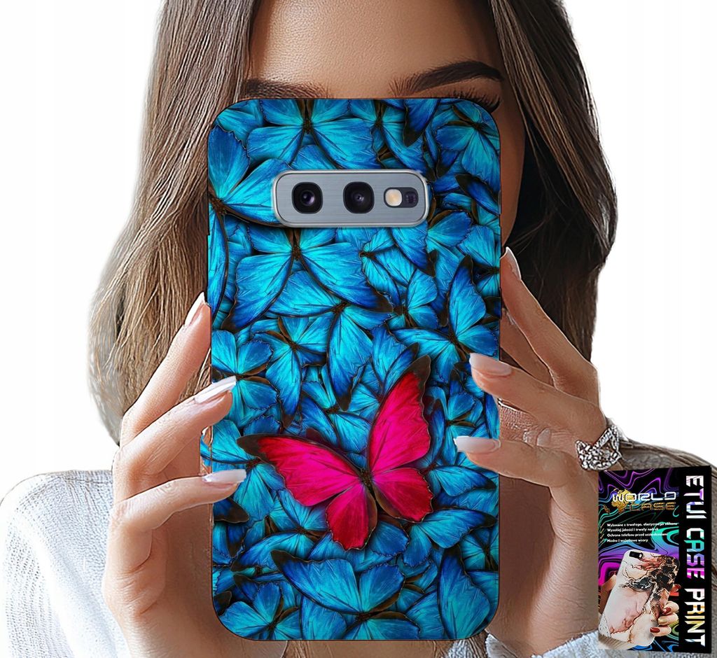 Hülle Für Samsung Galaxy S10E - Blauer Schmetterling, Schmetterling, Feminine Designs