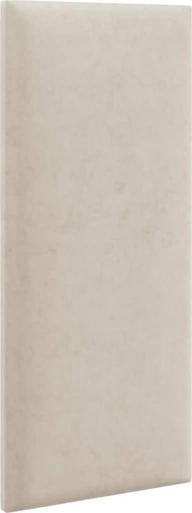 LIKMA Wandkissen Stoff Polsterpaneel Creme 60x30 cm Wandpaneele Polstert Paneel Kopfteil Stoff: Riviera 21