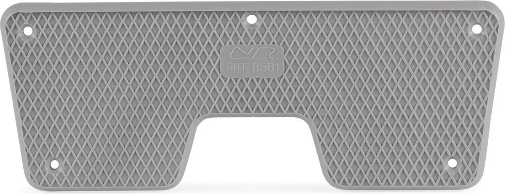 Heckschutzplatte, für Außenborder, Kunststoff, klein Farbe: Grau Größe: 270 x 98 mm