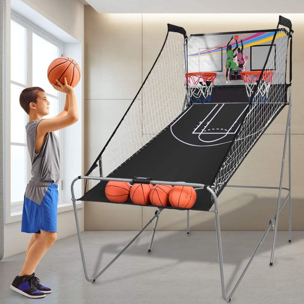Arcade Basketball Set Basketballkorb Indoor Basketballspiel Auffangnetz Kinder