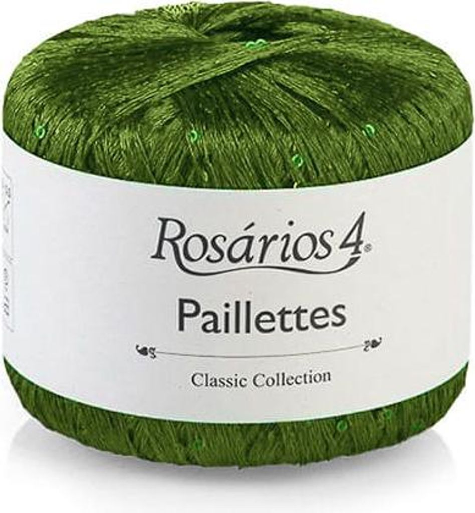 Rosarios 4 Paillettes Polyester Garn mit Pailletten, 137 m, Produktbild 