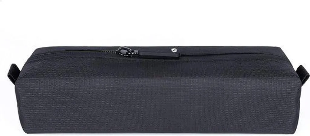 Siège de toilettes compact noir en polyester résistant - Modèle Solo
