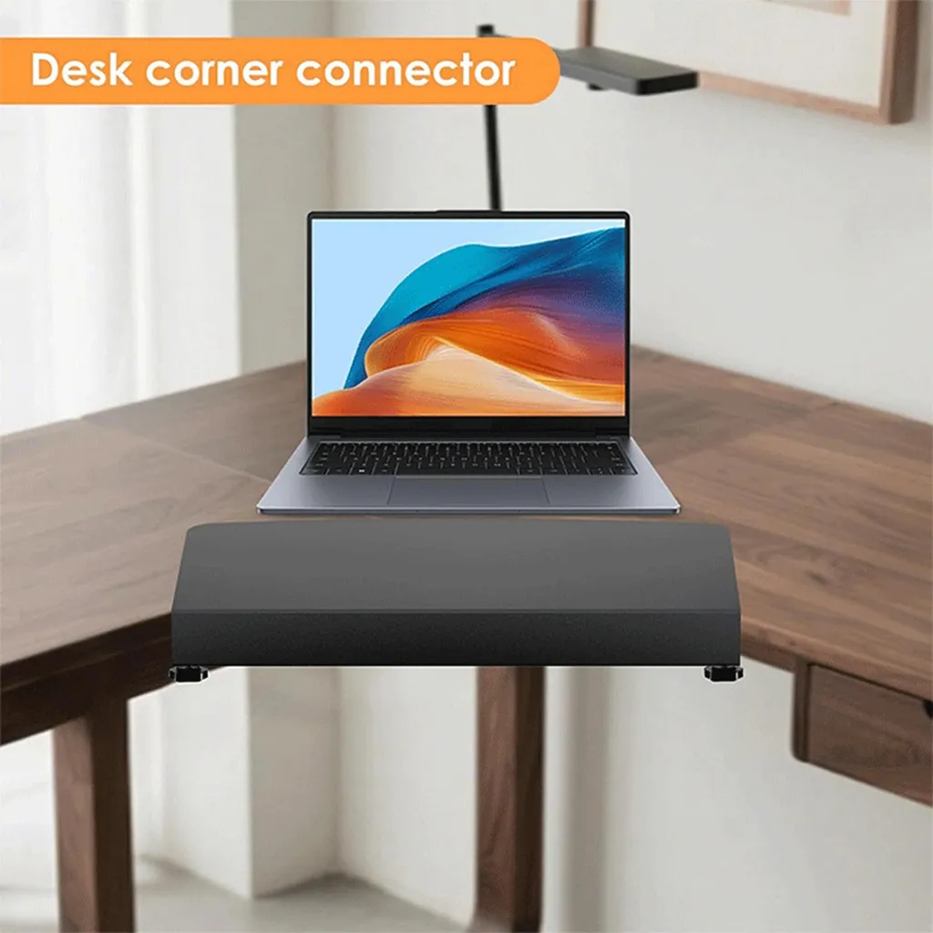 Fixation de bureau d'angle pour setup de télétravail en L - 3