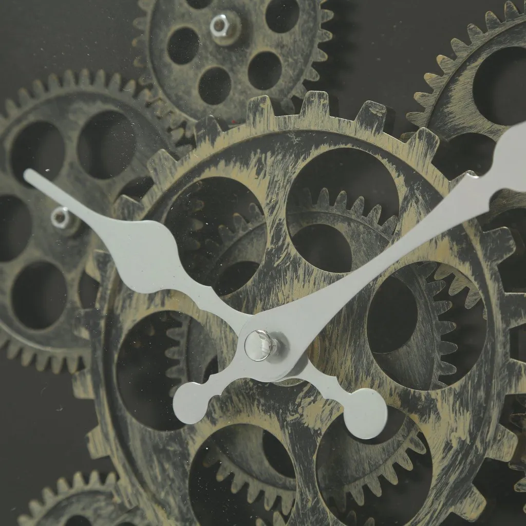 Horloge murale analogique BIGTIME 38 cm - Pendule ronde grand format