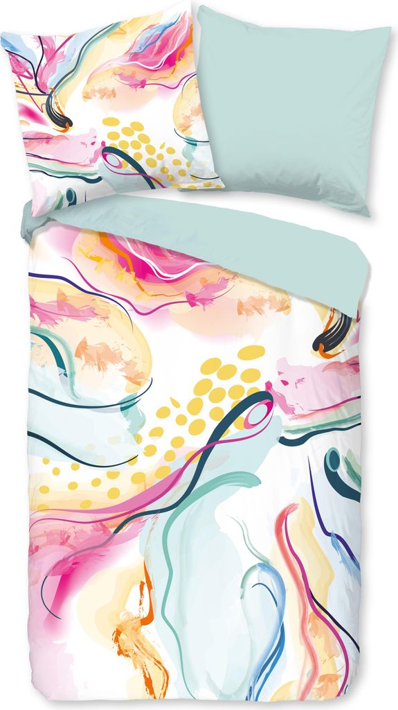 Duvet cover Good Morning 200x200 + 2* 80x80 cm - modern print